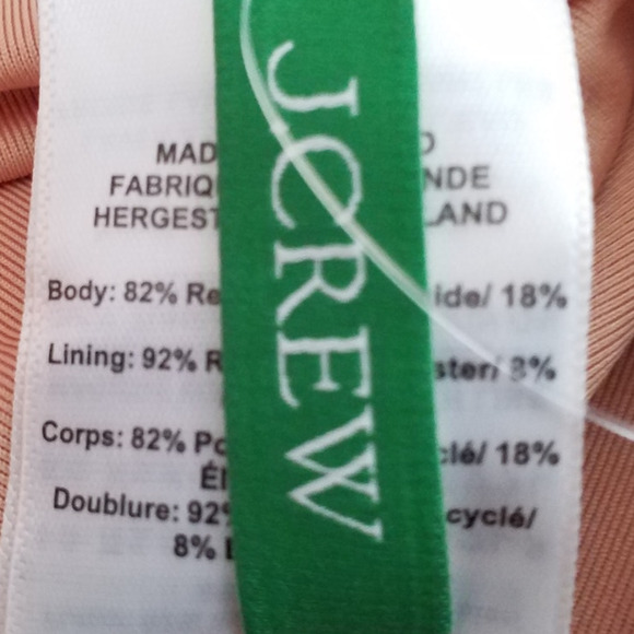 J Crew Ruched Ruffle One Piece Swimsuit 18 Pink V Neck Open Back NWT - Picture 6 of 8